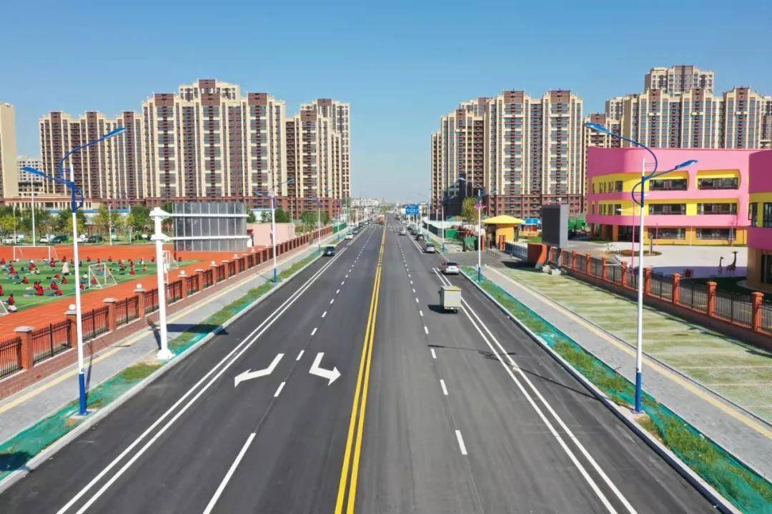 滨州市渤海一路南延路段贯通 为周边群众出行提供便利
