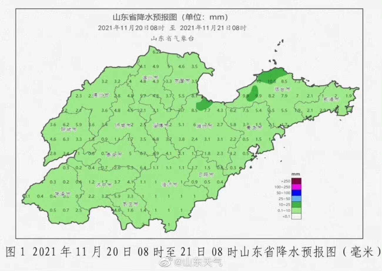 北风吹雪！强冷空气21日起影响山东，大部地区降温幅度10℃左右