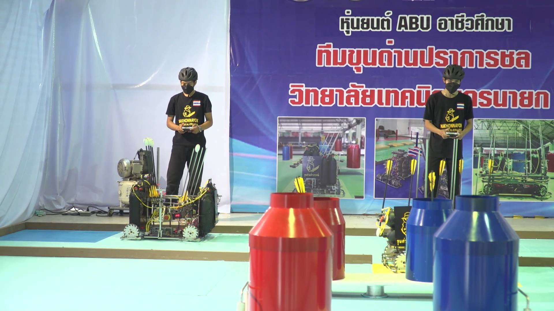 2021年亚广联大学生机器人大赛｜泰国那空那育府理工学院：奋勇争先，在拼搏中证明自己