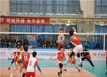 全国体育传统项目学校联赛排球项目在潍坊市体校开赛 潍坊四支队伍参赛