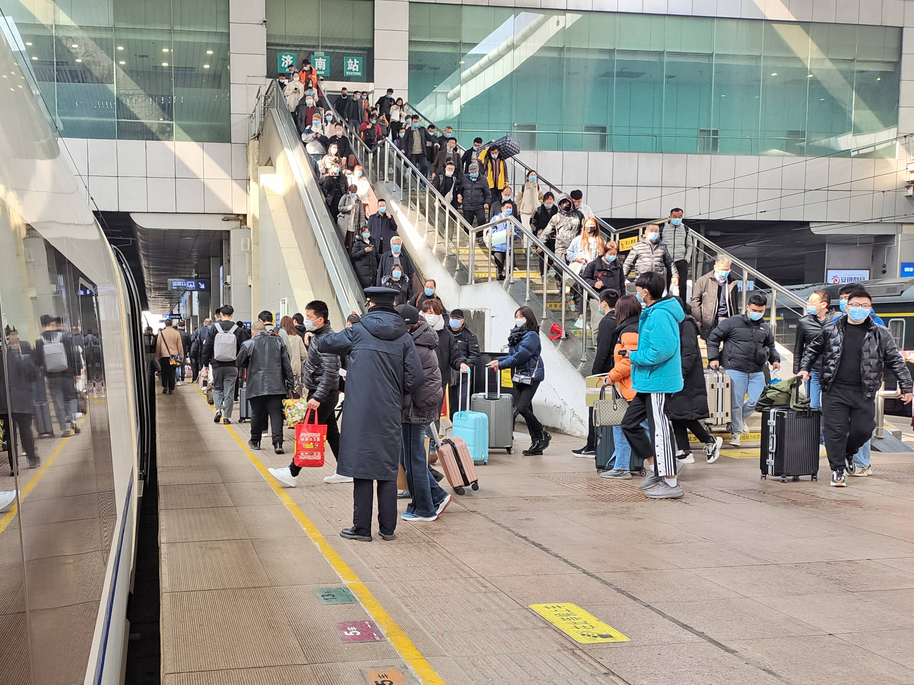 1月10日零点起济南火车站及管辖车站新增旅客列车19对