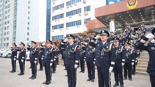 誓言铮铮！潍坊市坊子区举行庆祝警察节活动