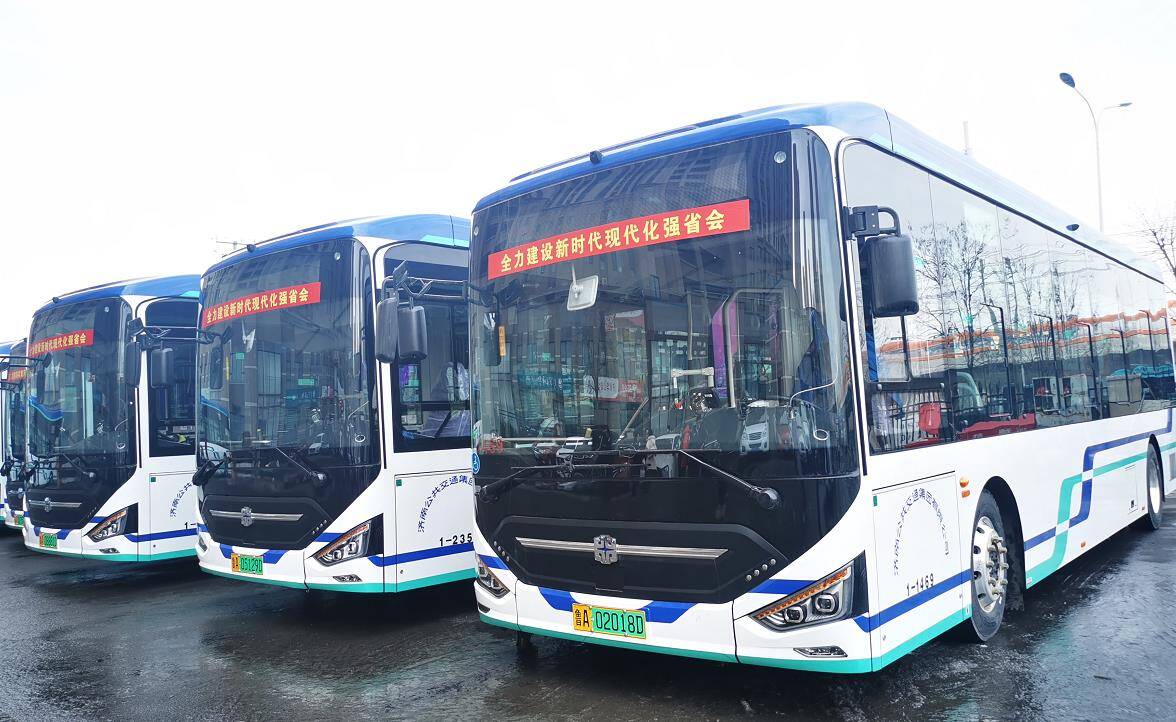 高颜值零污染！济南690辆新式纯电动公交车“上岗”