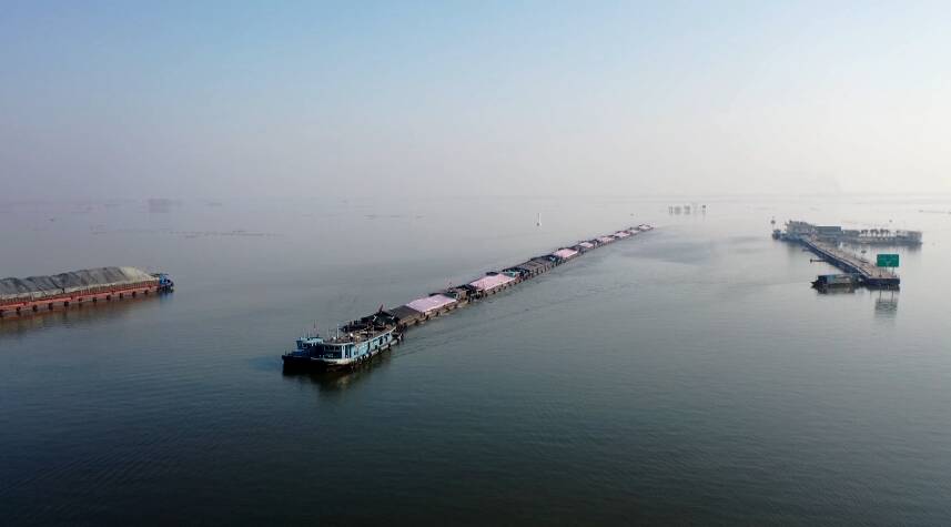 运输便捷通江达海 京杭运河济宁以南实现二级航道通航