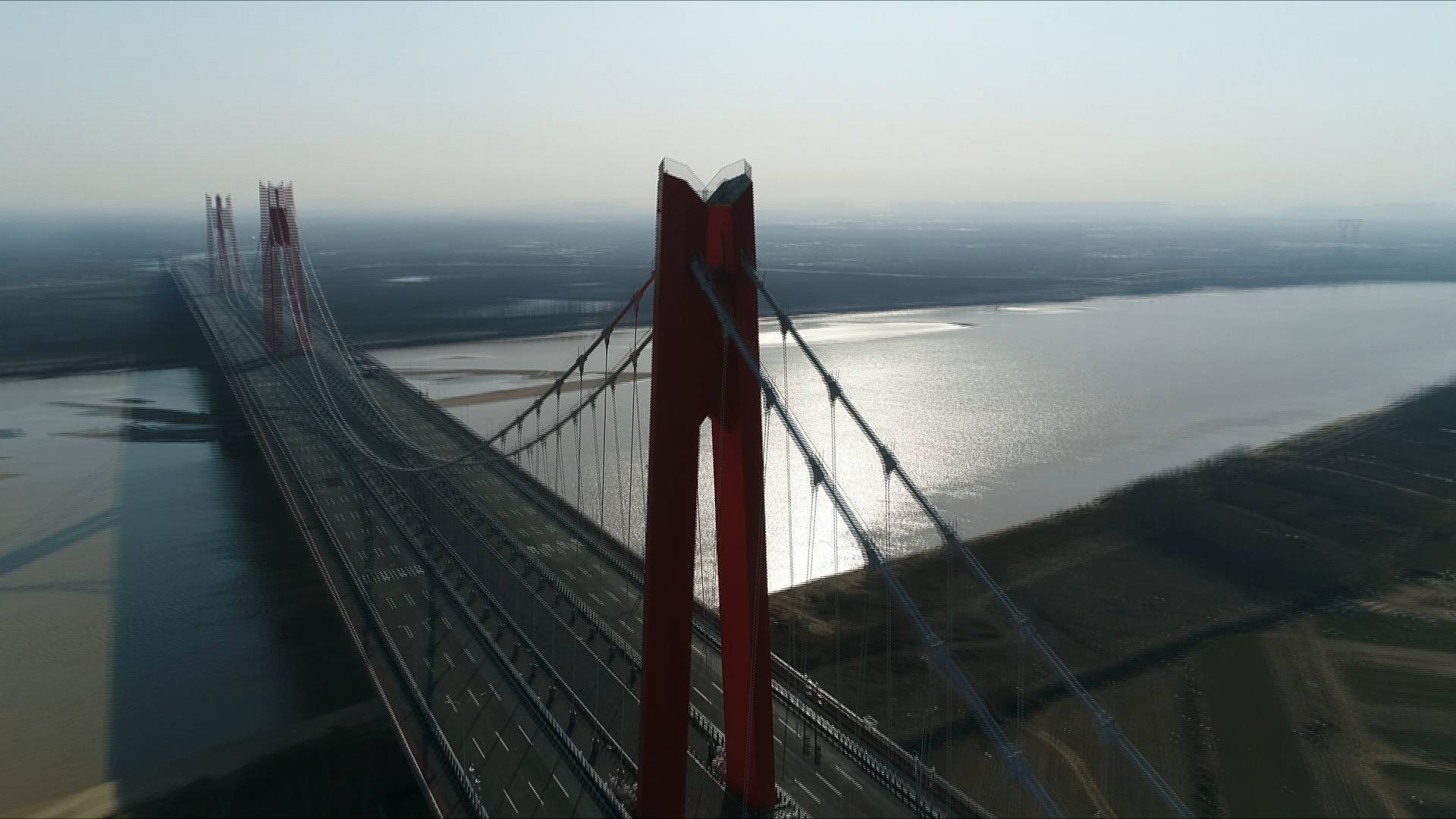 创三个世界之最！70秒感受济南黄河凤凰大桥“钟灵毓秀”