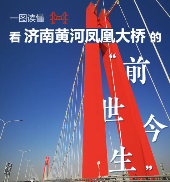 一图读懂｜看济南黄河凤凰大桥的“前世今生”