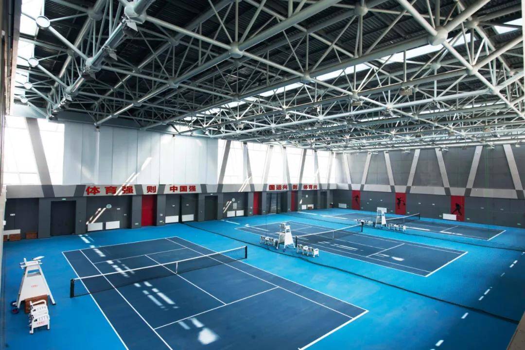 山东省第25届运动会网球赛事41片室内外专业场地已建成投入使用