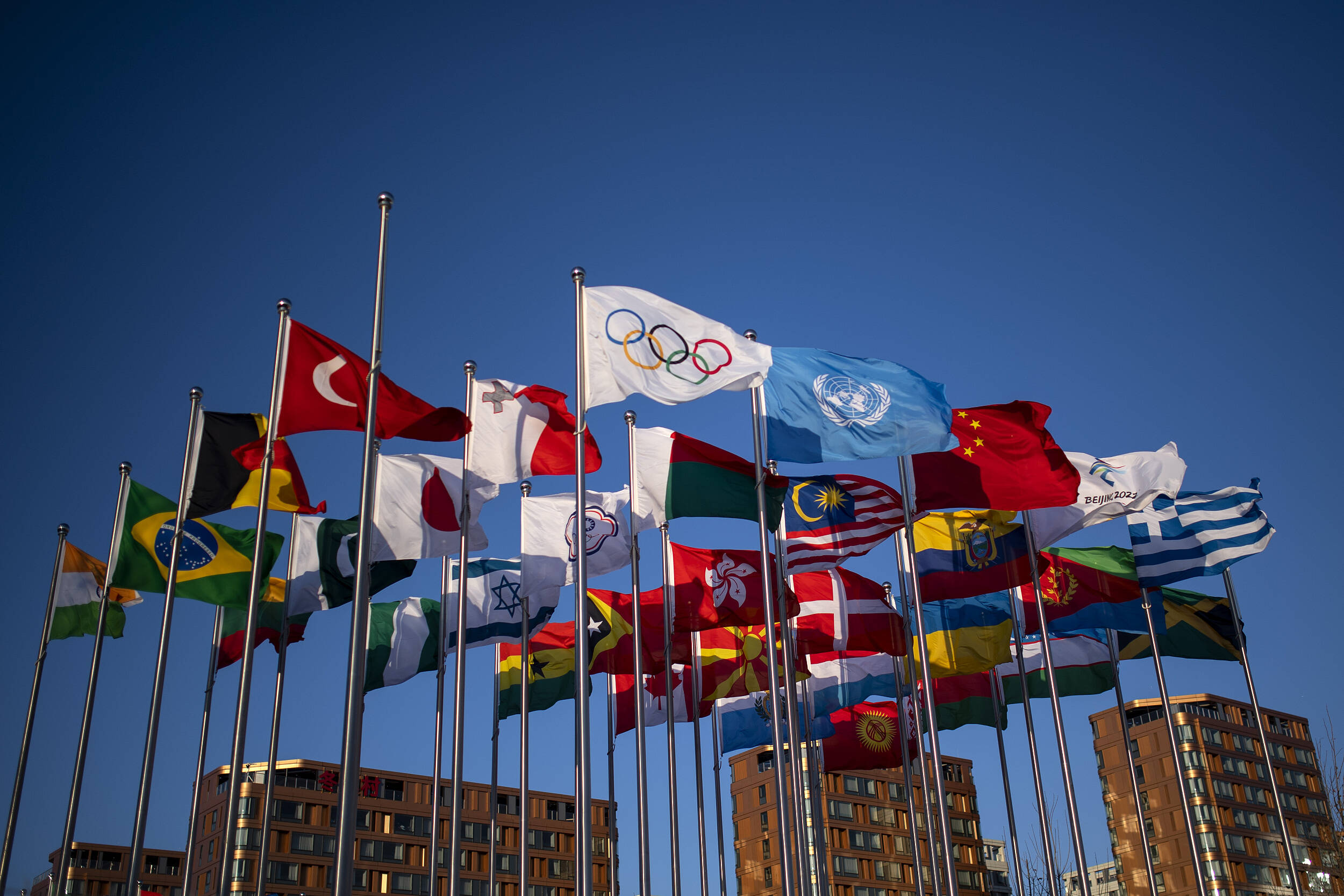 奥林匹克旗帜图片图片