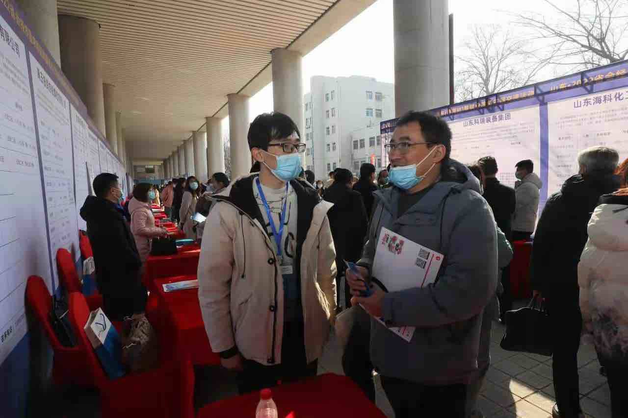 组团送岗！省会经济圈2022年求职招聘直通车BOB全站（济南站）现场达成就业意向(图3)