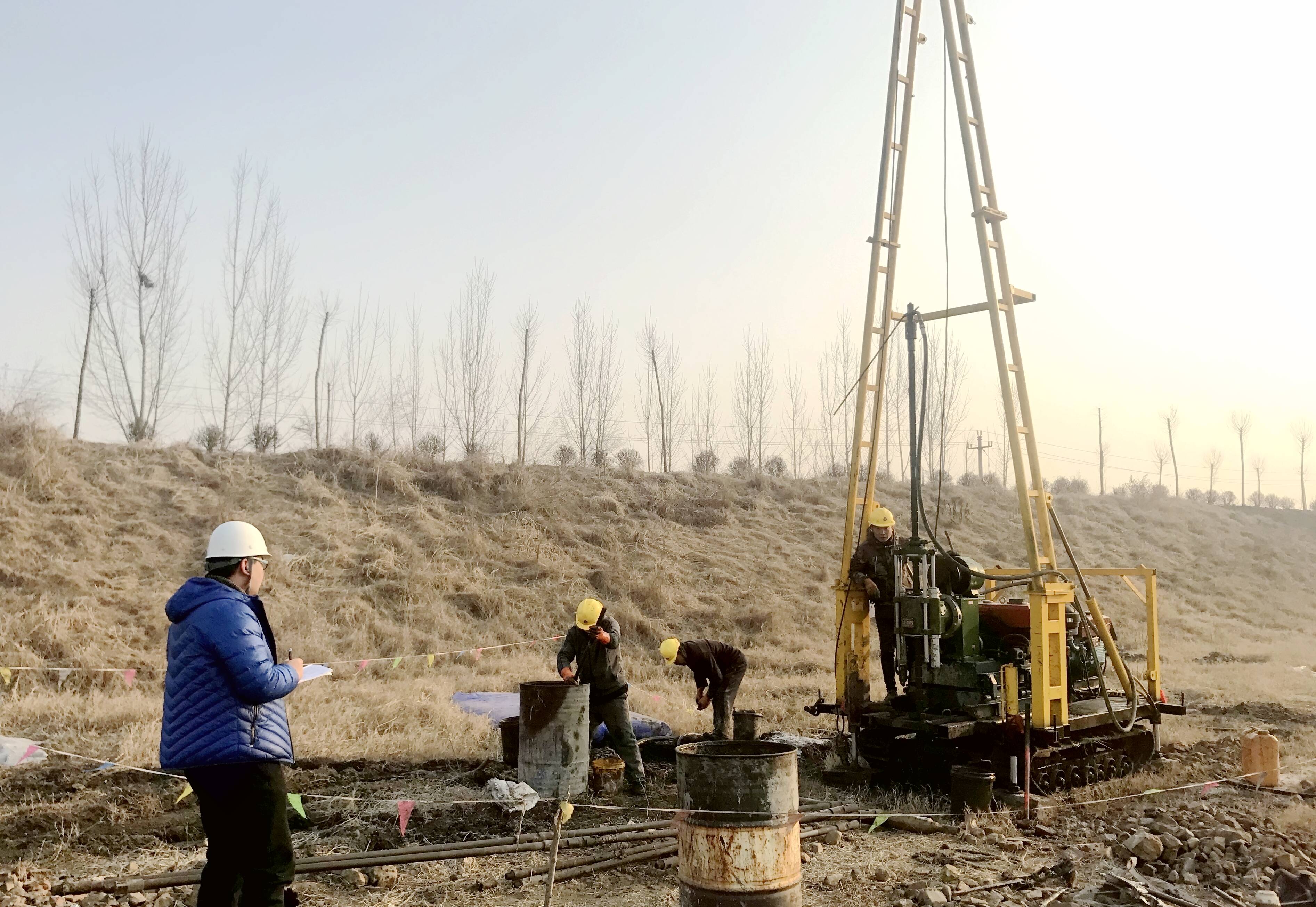 山东省煤田地质局第三勘探队承揽的某煤矿注浆工程监理项目开工