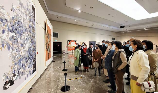 丹青为时代而染——“多彩·2022”第六届全国女画家作品展开展