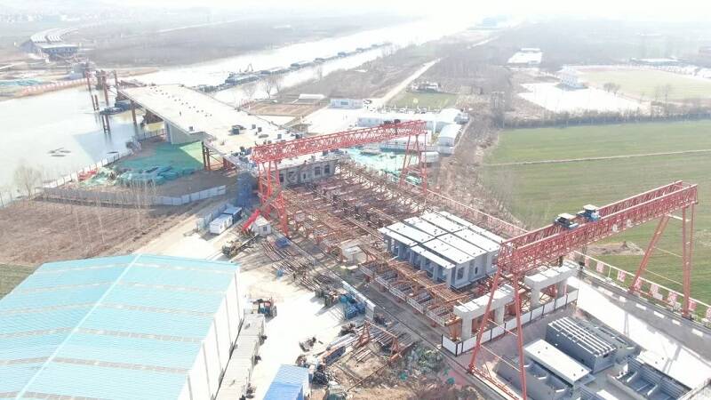 今年累计完成投资5.56亿 济宁新机场高速项目建设全速推进