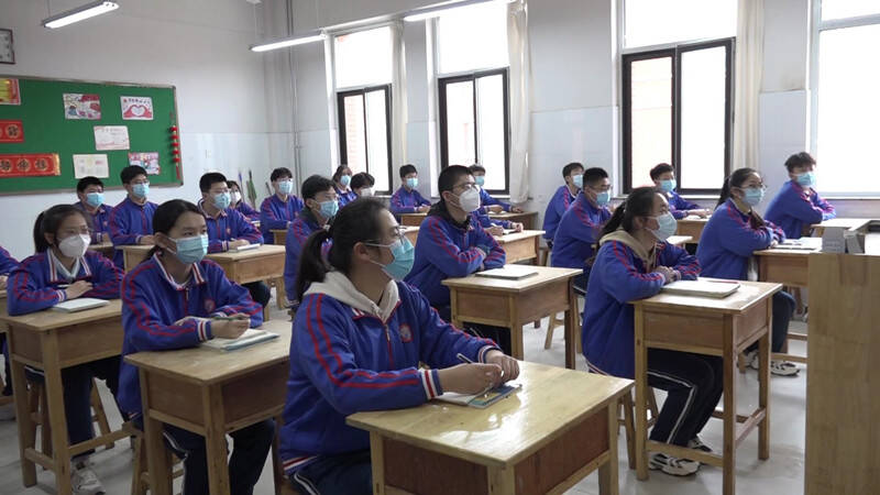 临朐县9155名初三学生返校复课
