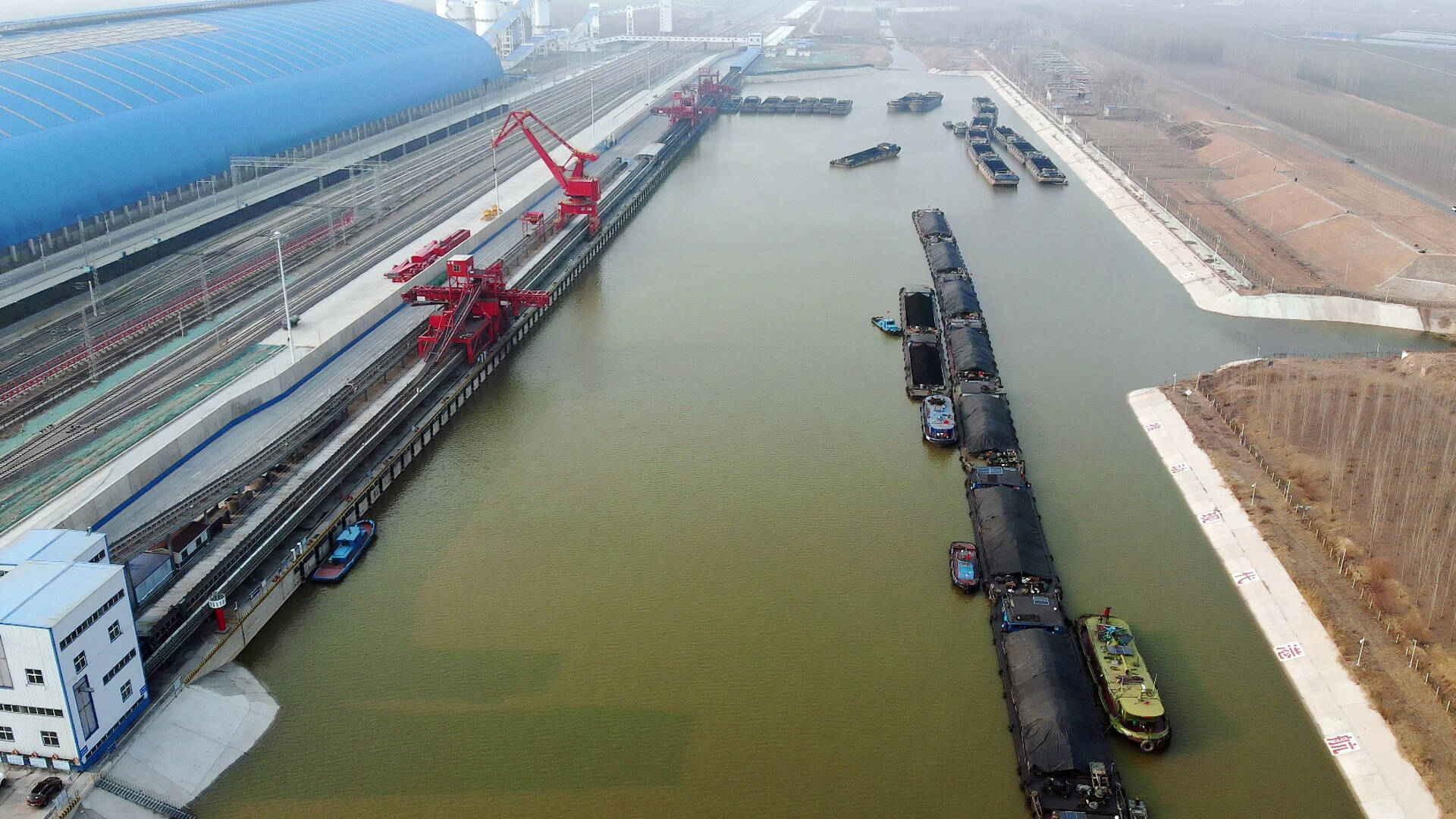 煤炭到发量突破400万吨 济宁能源梁山港实现首季开门红