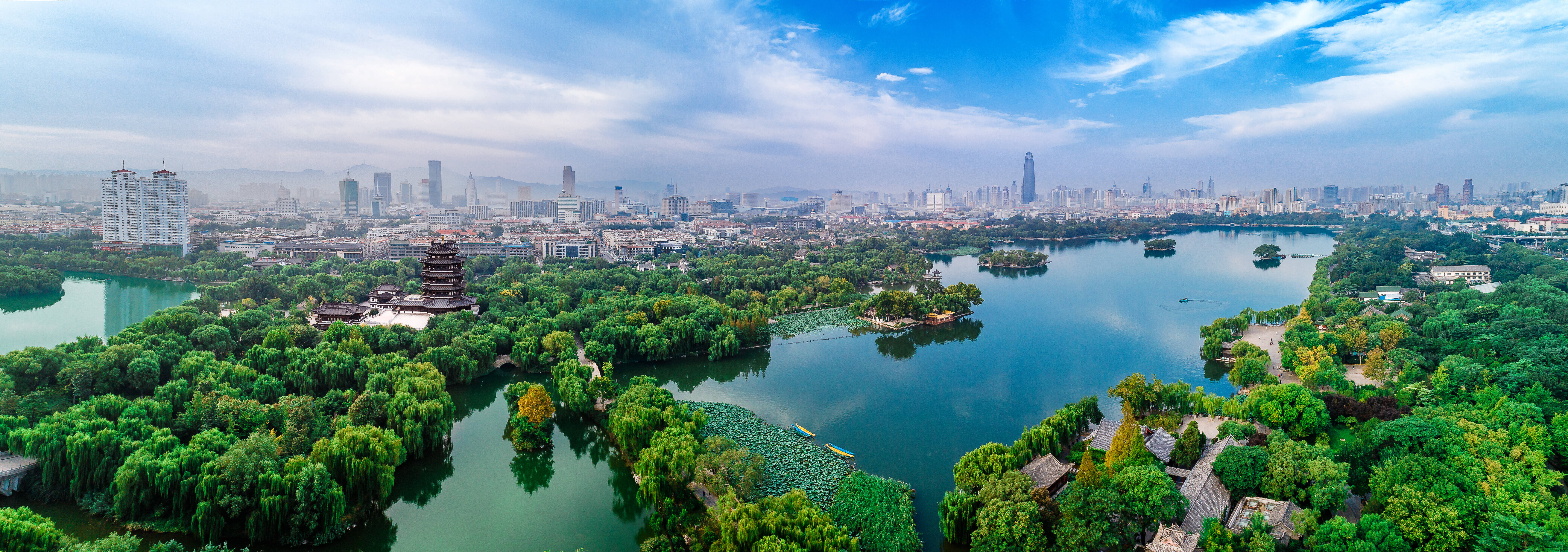 济南城市美景图片大全图片