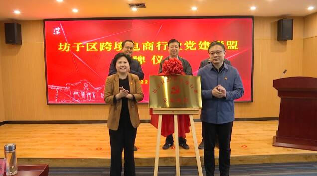 潍坊首个跨境电商行业党建联盟在坊子区成立