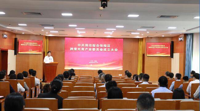 潍坊综合保税区跨境电商产业党委和青工委成立