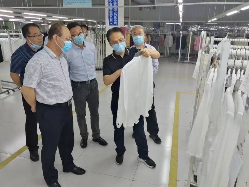 泰安市纺织服装产业链工作专班到宁阳县调研