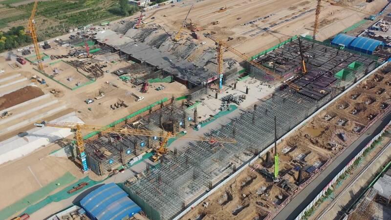 新进展！济郑高铁聊城西站项目进入钢结构施工阶段