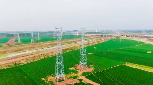 济宁大安机场配套供电线路工程全面竣工