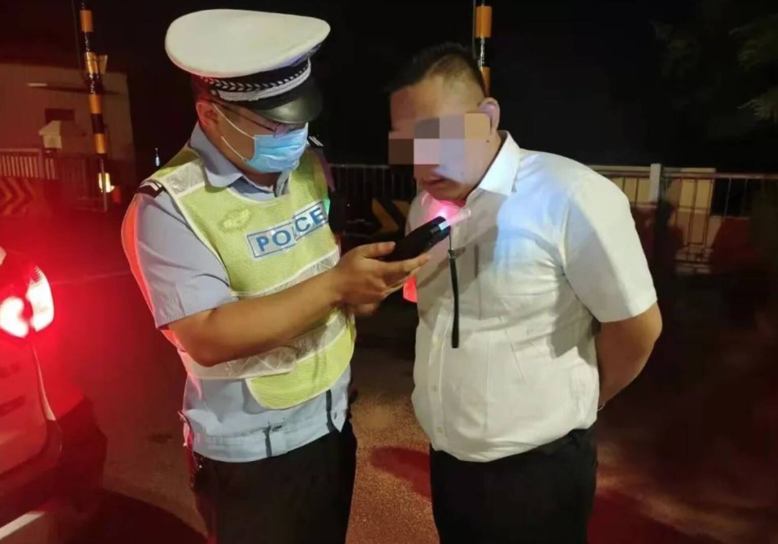 認為凌晨路上沒有交警 濱州一男子凌晨酒后駕駛機動車上路被查獲