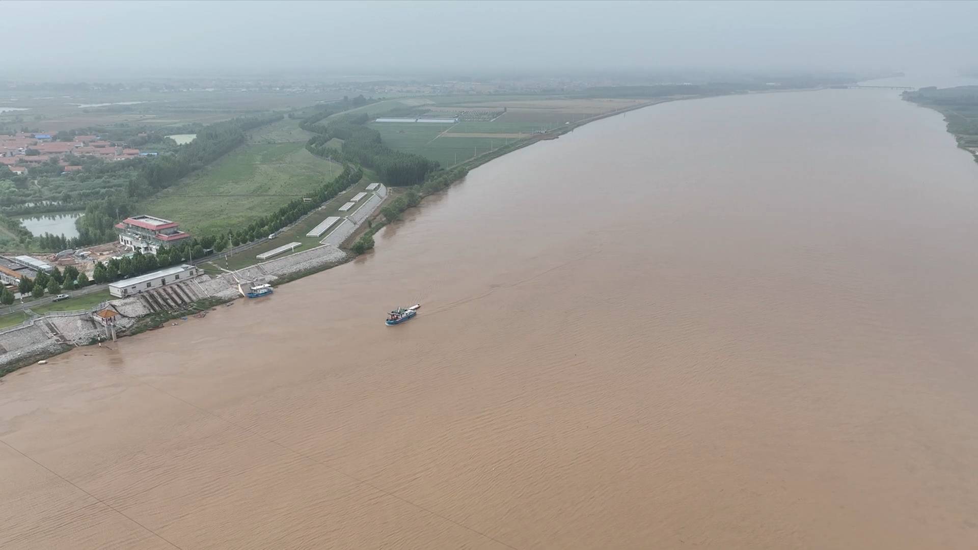 黄河汛前调水调沙最大流量进入山东河段