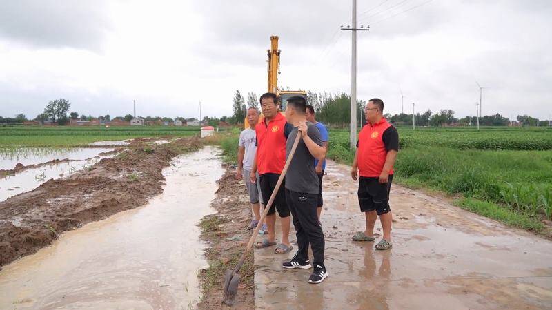 武城60余名党员干部深入50个村庄 全力做好农田排涝工作