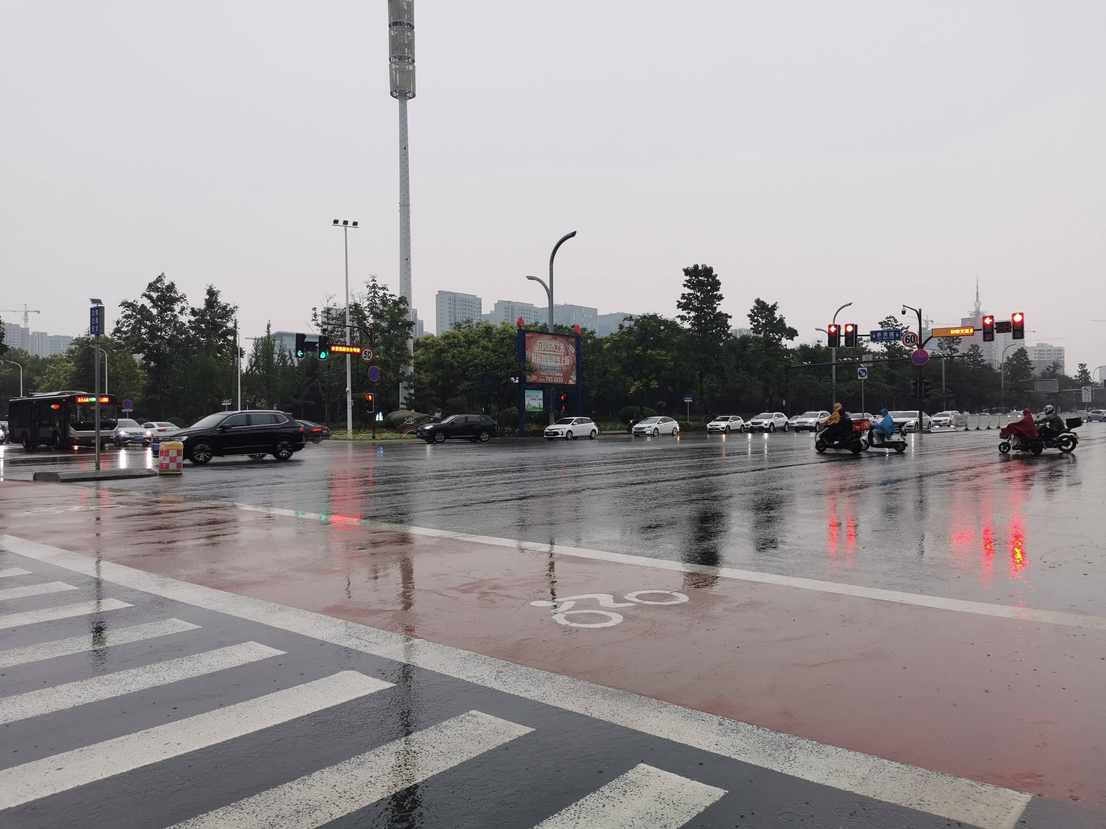 截至7时淄博平均降雨9.8毫米 35座小型水库溢洪