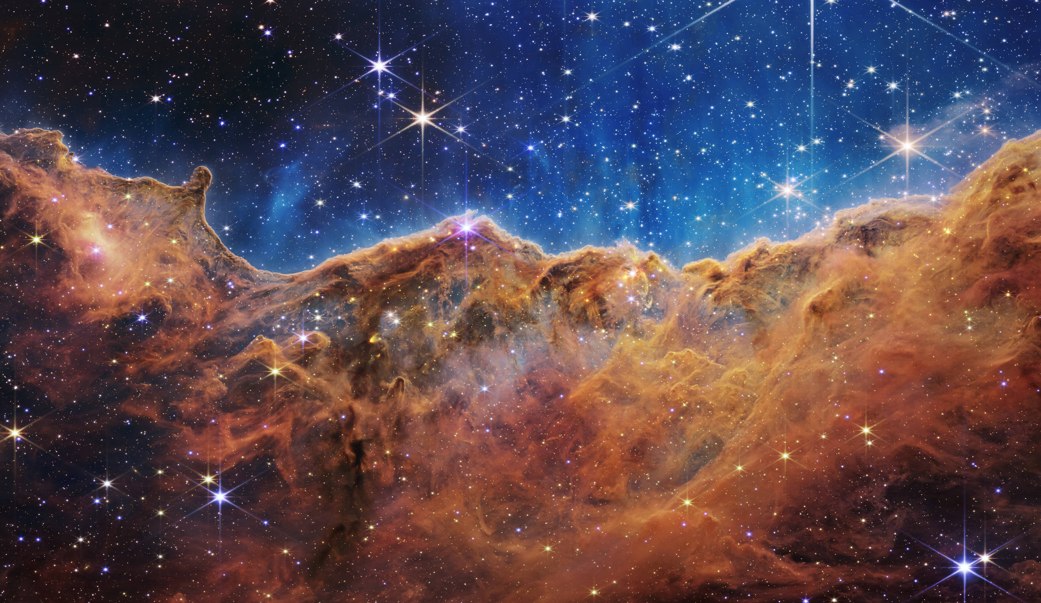 NASA公布韦伯望远镜拍摄的首批全彩宇宙深空图像