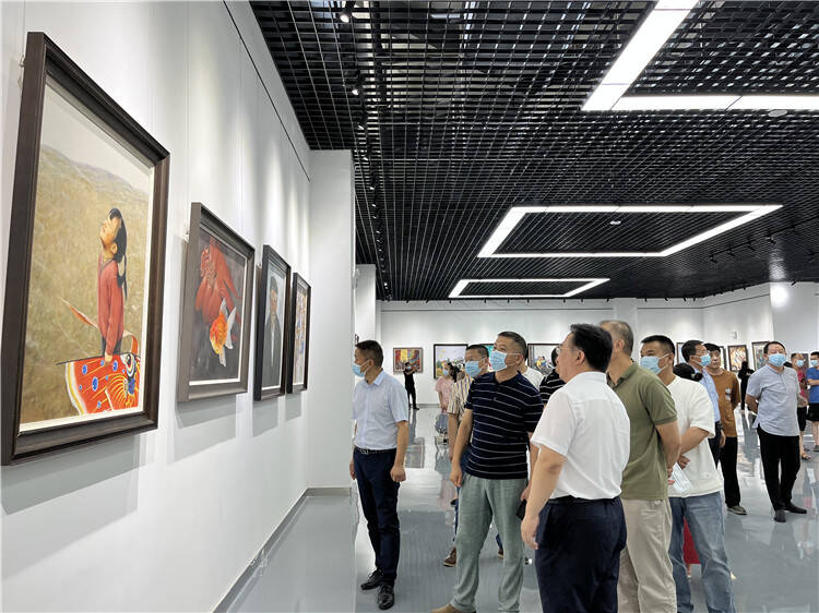 第39届潍坊国际风筝会“画说风筝”主题油画作品巡展在临朐开展