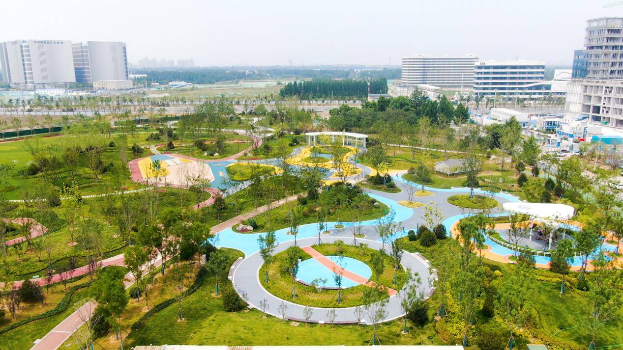 济南西部新增一“城市绿肺” 悦动绿谷公园即将交付使用