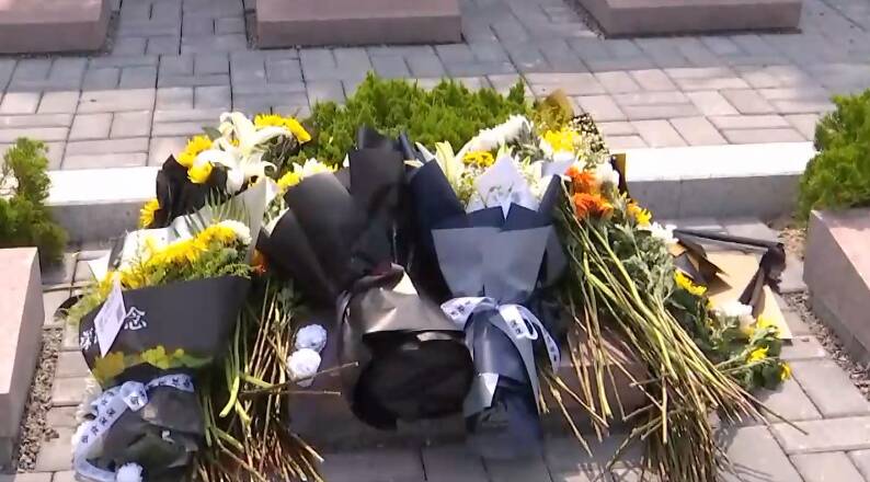 一路走好！李林雨烈士骨灰今天上午在新泰市革命烈士陵园安葬