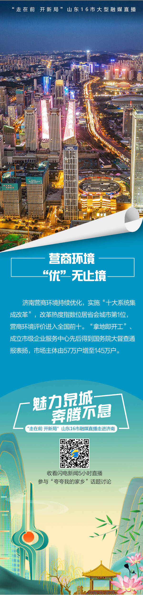 魅力泉城，奔腾不息！济南的繁华都藏在这9张海报里