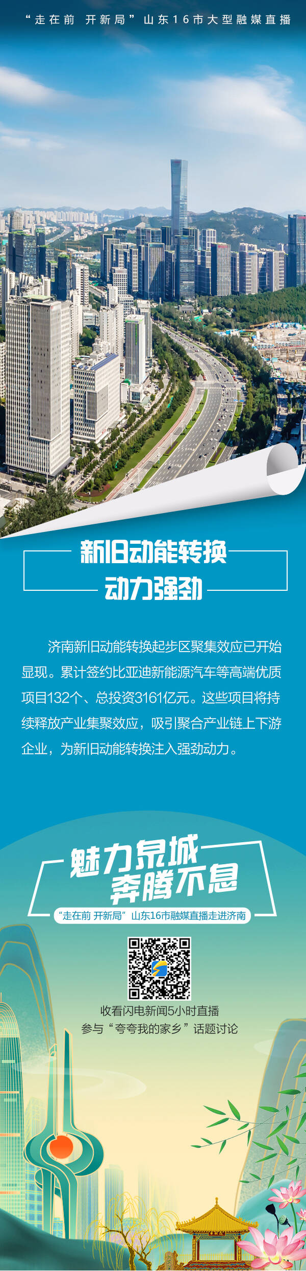 魅力泉城，奔腾不息！济南的繁华都藏在这9张海报里