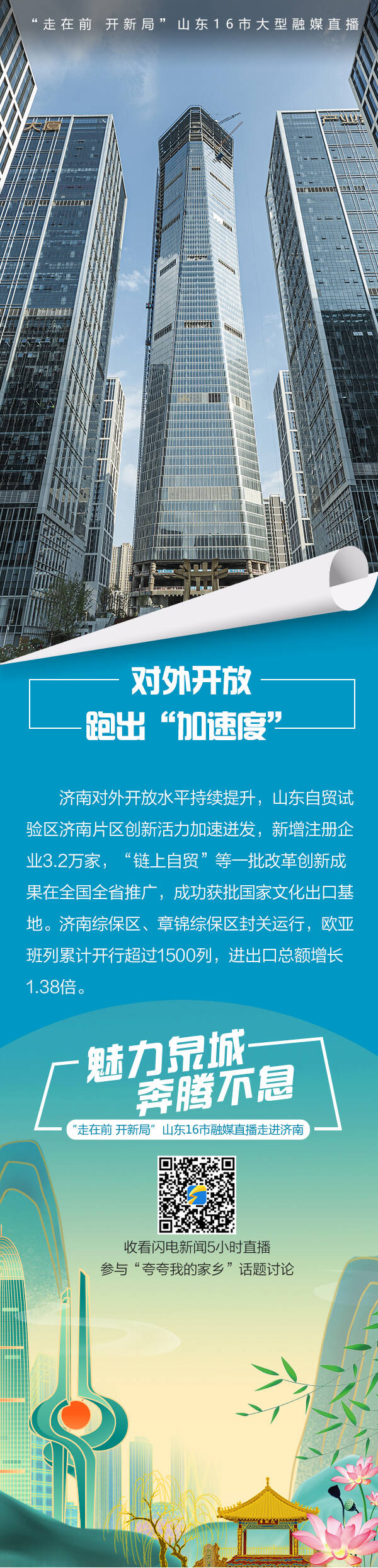 魅力泉城，奔腾不息！济南的繁华都藏在这9张海报里