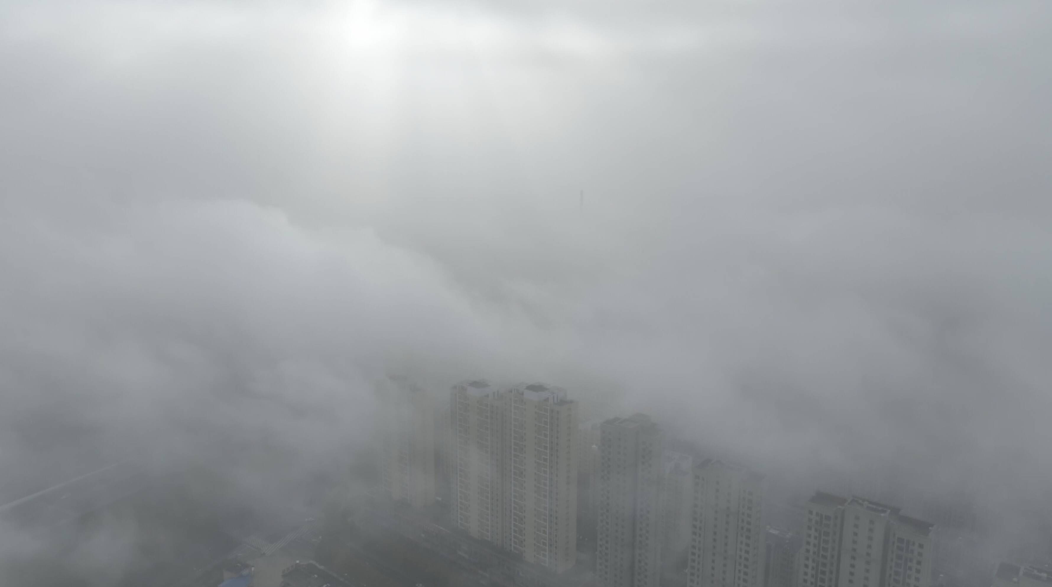 新泰能见度只有40米！山东多地大雾天气持续 5地出现特强浓雾
