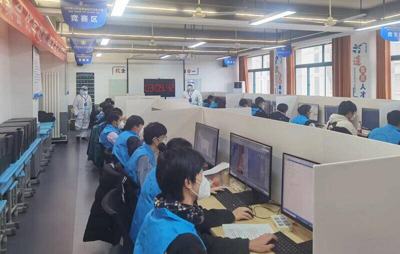 全省高职院校28支参赛队齐聚潍坊同场竞技虚拟现实（VR）设计与制作