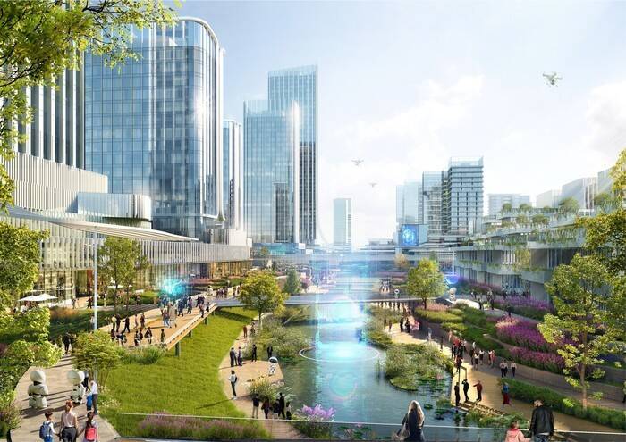 总投资高达312亿 济南洪楼广场片区将打造国际步行街