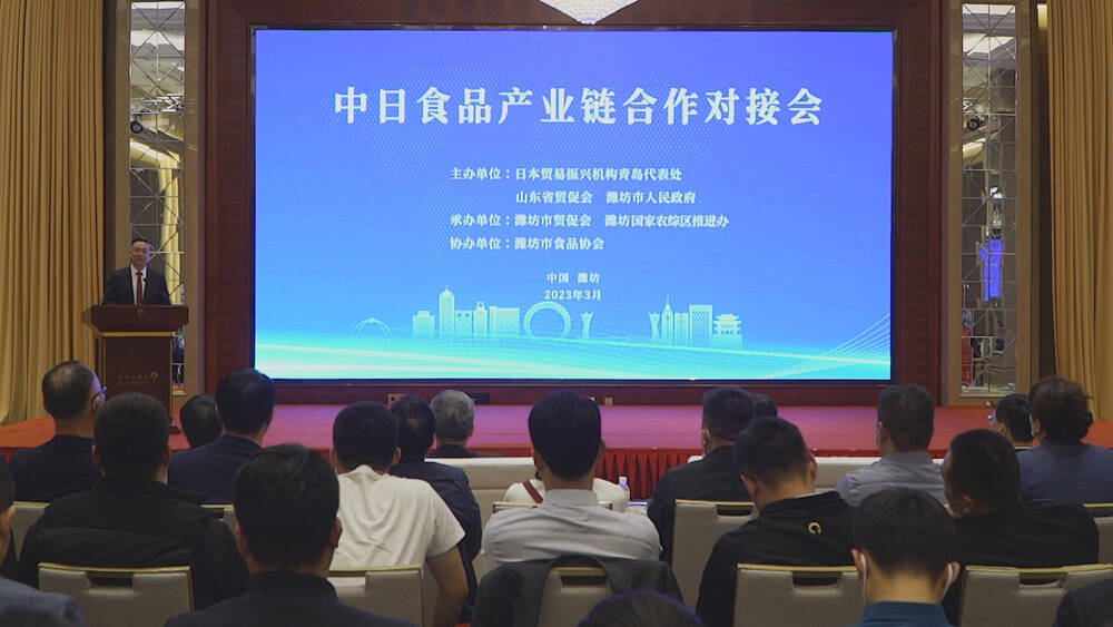 中日食品产业链合作对接会在潍坊举办