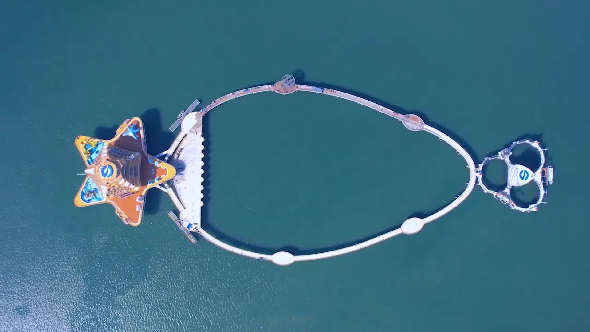 山东海域镶了一条“宝石项链” 科技范海洋牧场让你在海上跑步垂钓 一站式观光旅游