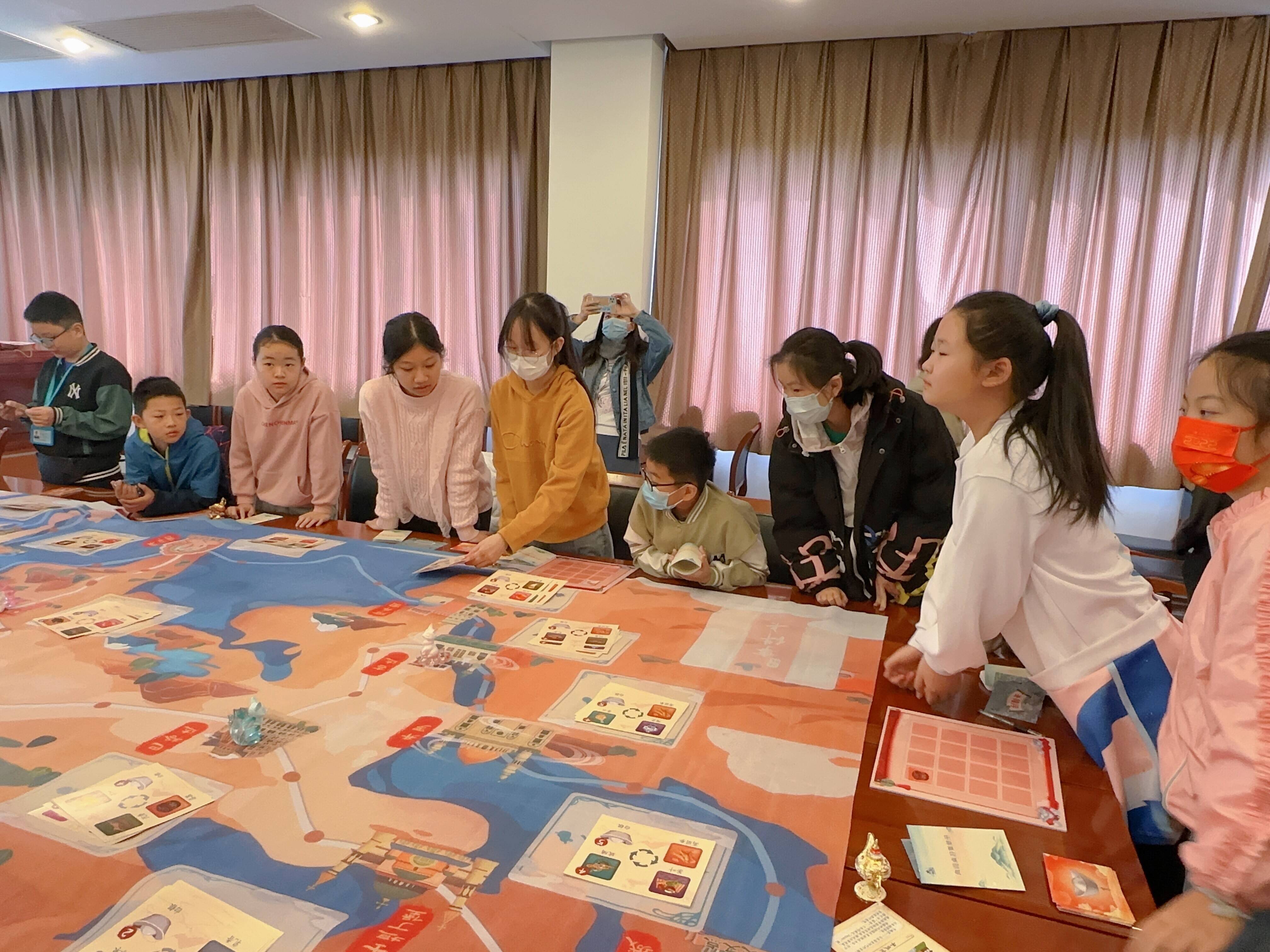 山东省图书馆开展“一带一路”·丝绸之路少年行立体桌游活动