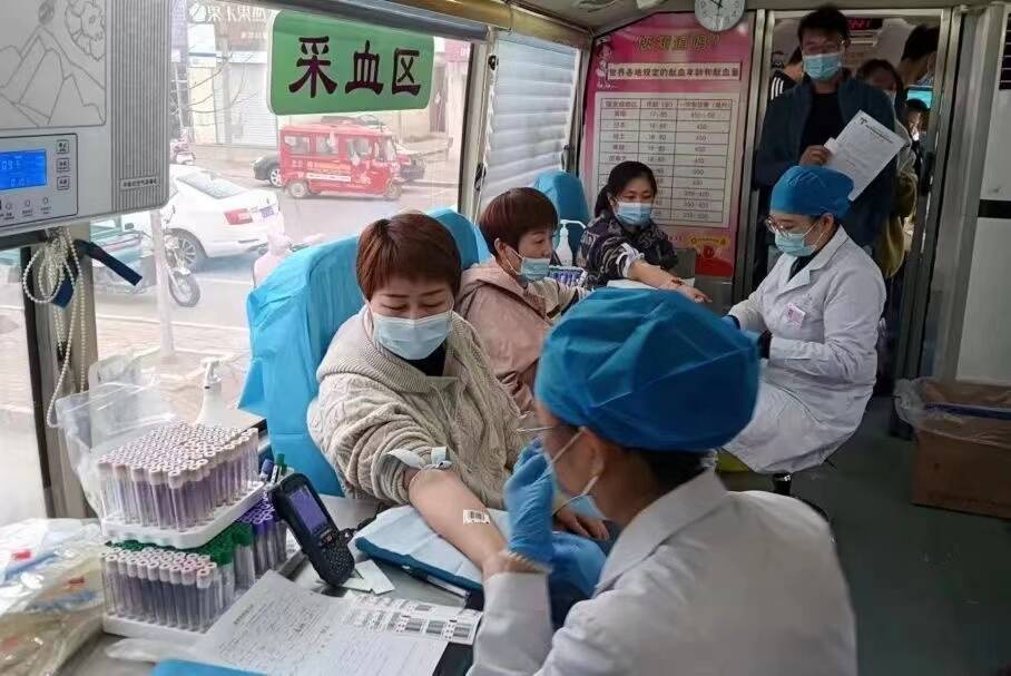 宁阳县乡饮乡108人参与无偿献血 献血量33100毫升