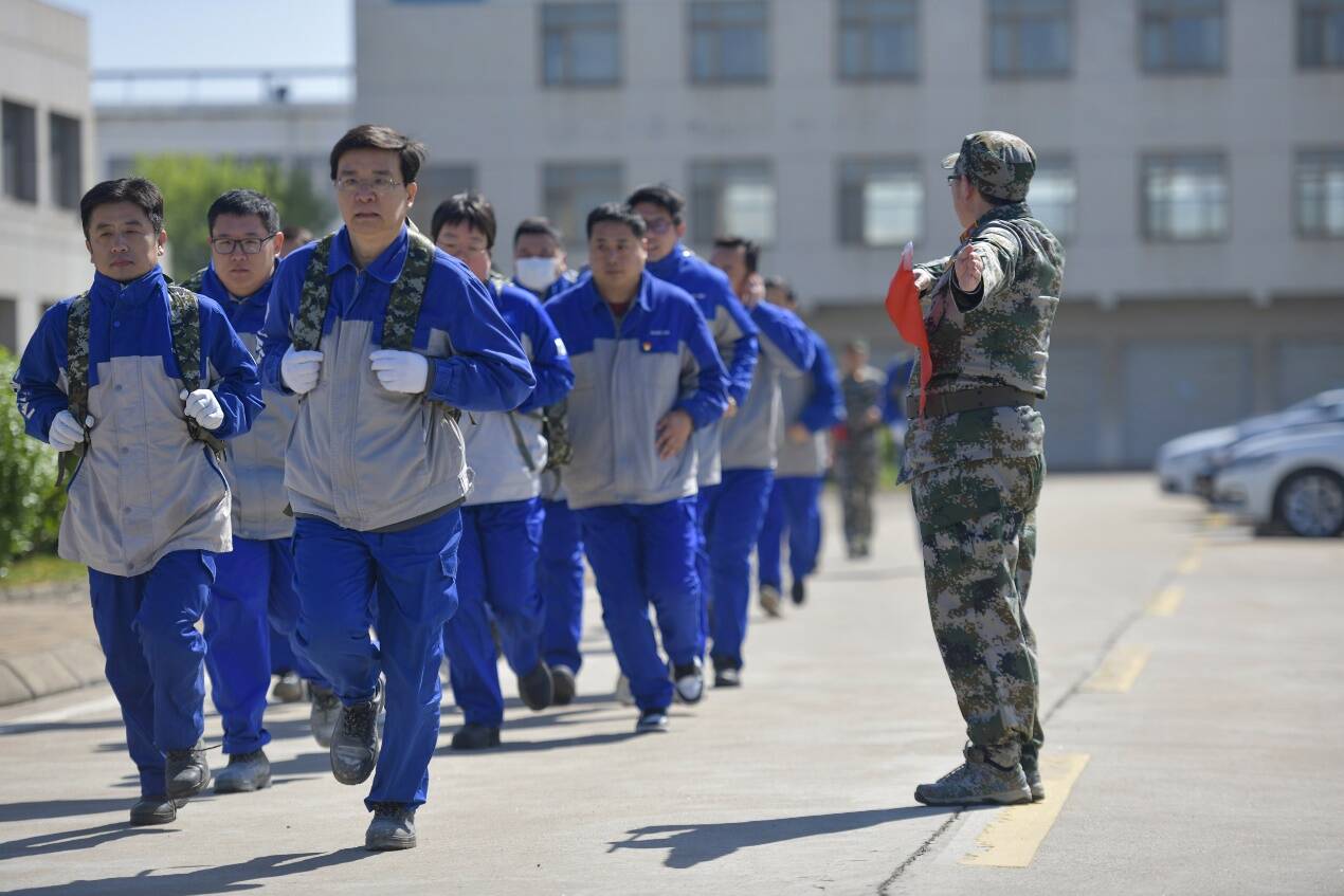 济南市举行“金盾—2023”重要经济目标防护演练暨人防专业队拉动点验