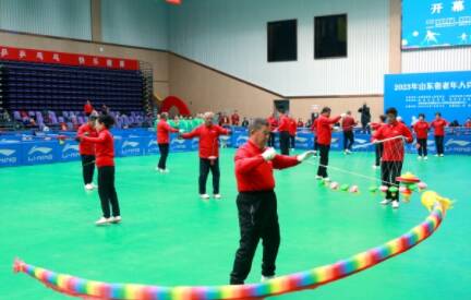 2023年山东省老年人乒乓球比赛在滨州举行   