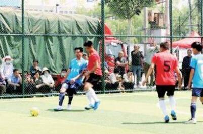 临沂方城镇举办首届村级足球联赛