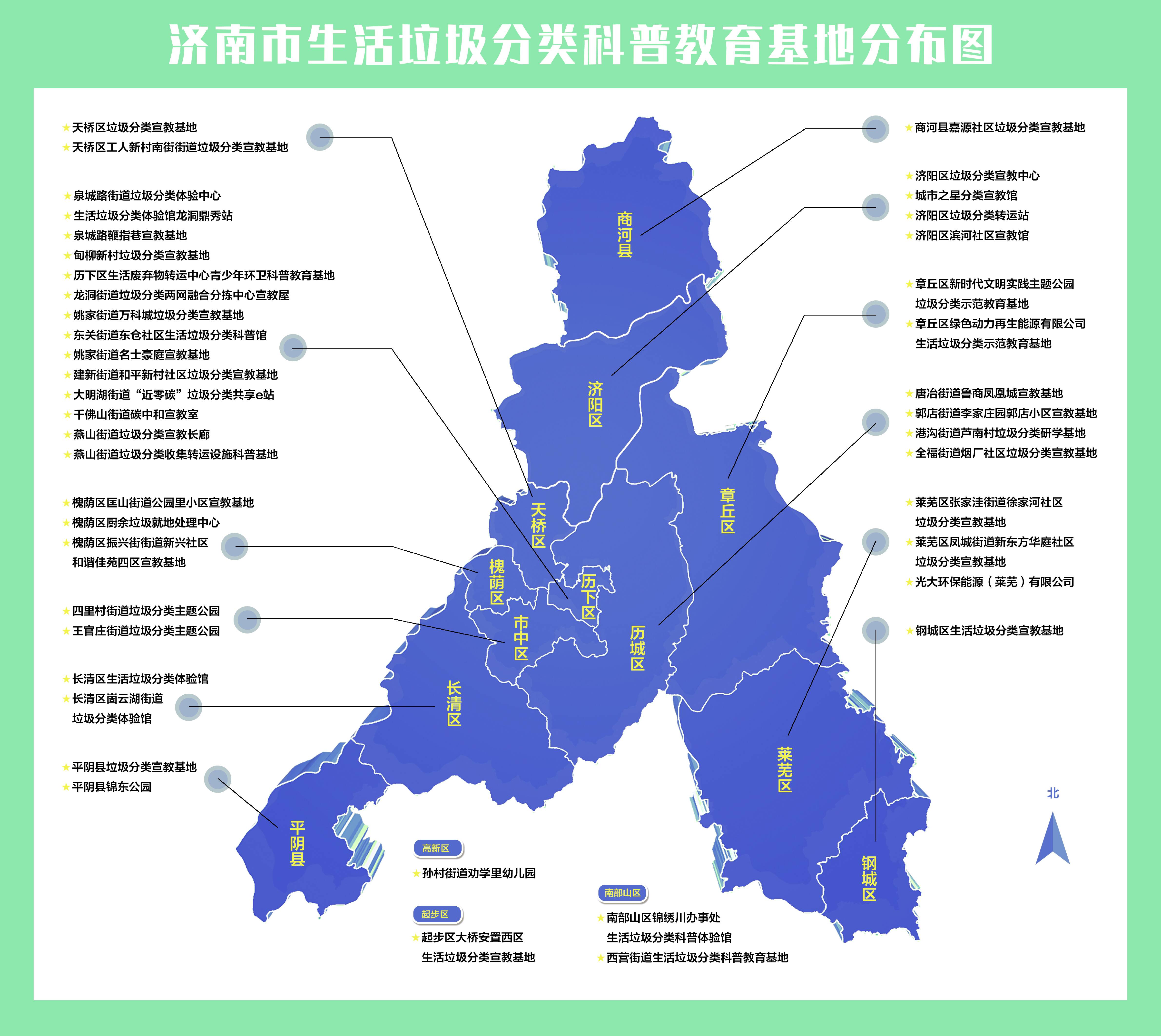 济南发布垃圾分类“科普地图” 44个“学堂”对外开放
