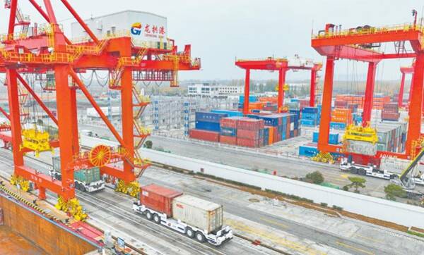 全国首个内河上的“港口” 打造江北最大5G集装箱示范港