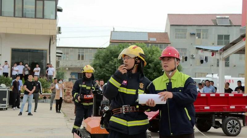 2023年济宁市工贸行业机械伤害、物体打击事故应急救援演练举行