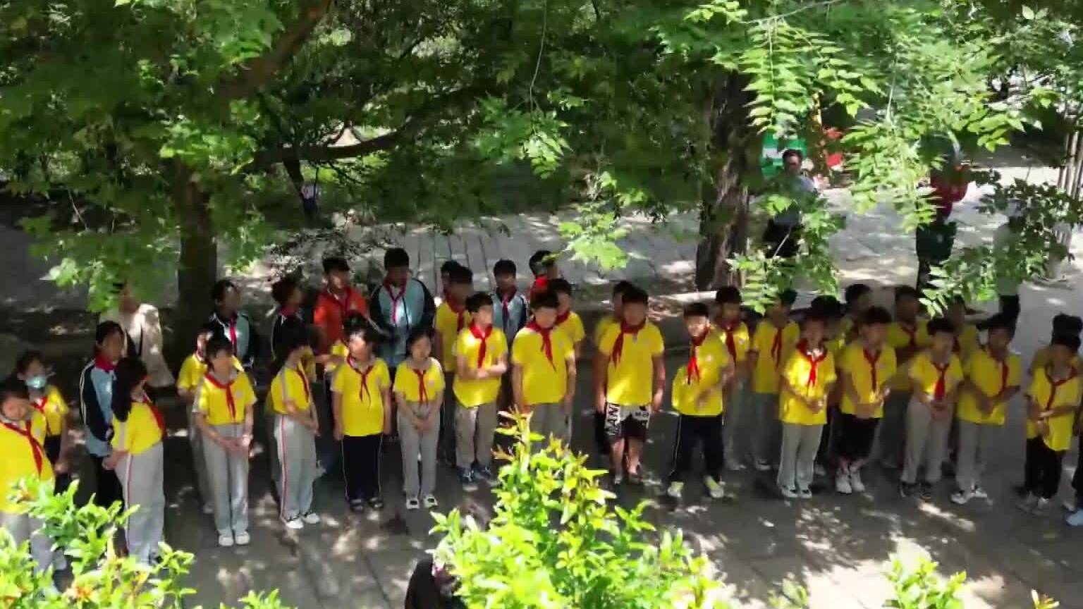 枣庄峄城举行“人与自然和谐共生”主题社会实践课