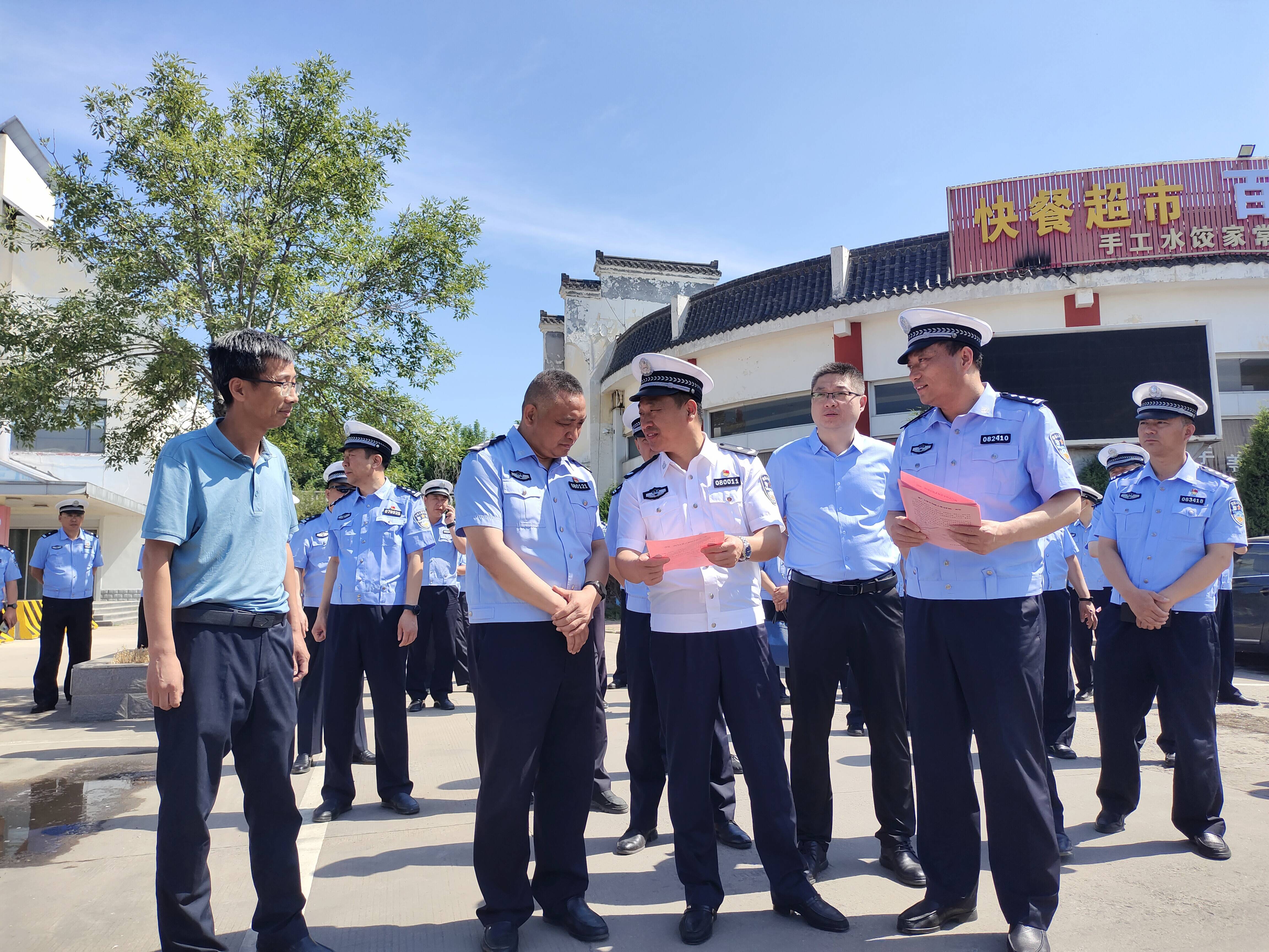 德州市公安交警系统凌晨勤务现场观摩推进会召开
